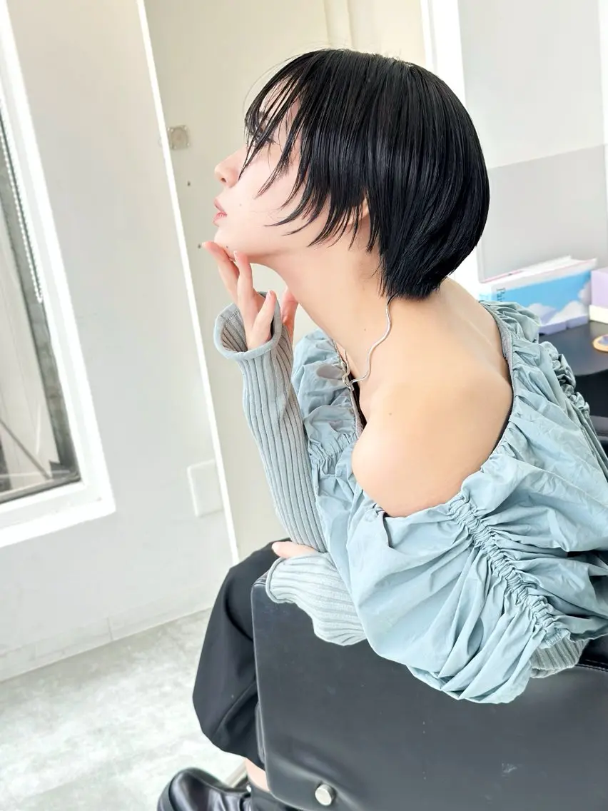 ショート ヘアアレンジ カット 女性が憧れる ショート/角田愛和のヘアスタイル