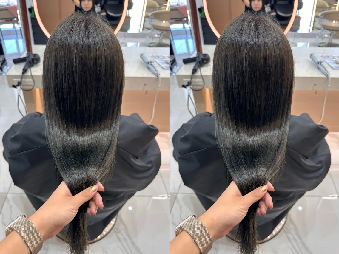 ロング カットモデル募集 長谷川のヘアスタイル