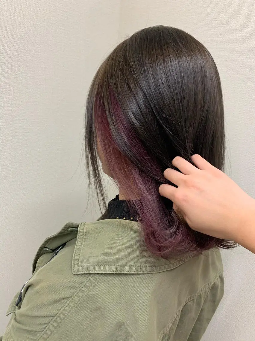 【🎀さりげないおしゃれに🎀】インナーカラー+2stepトリートメントの写真