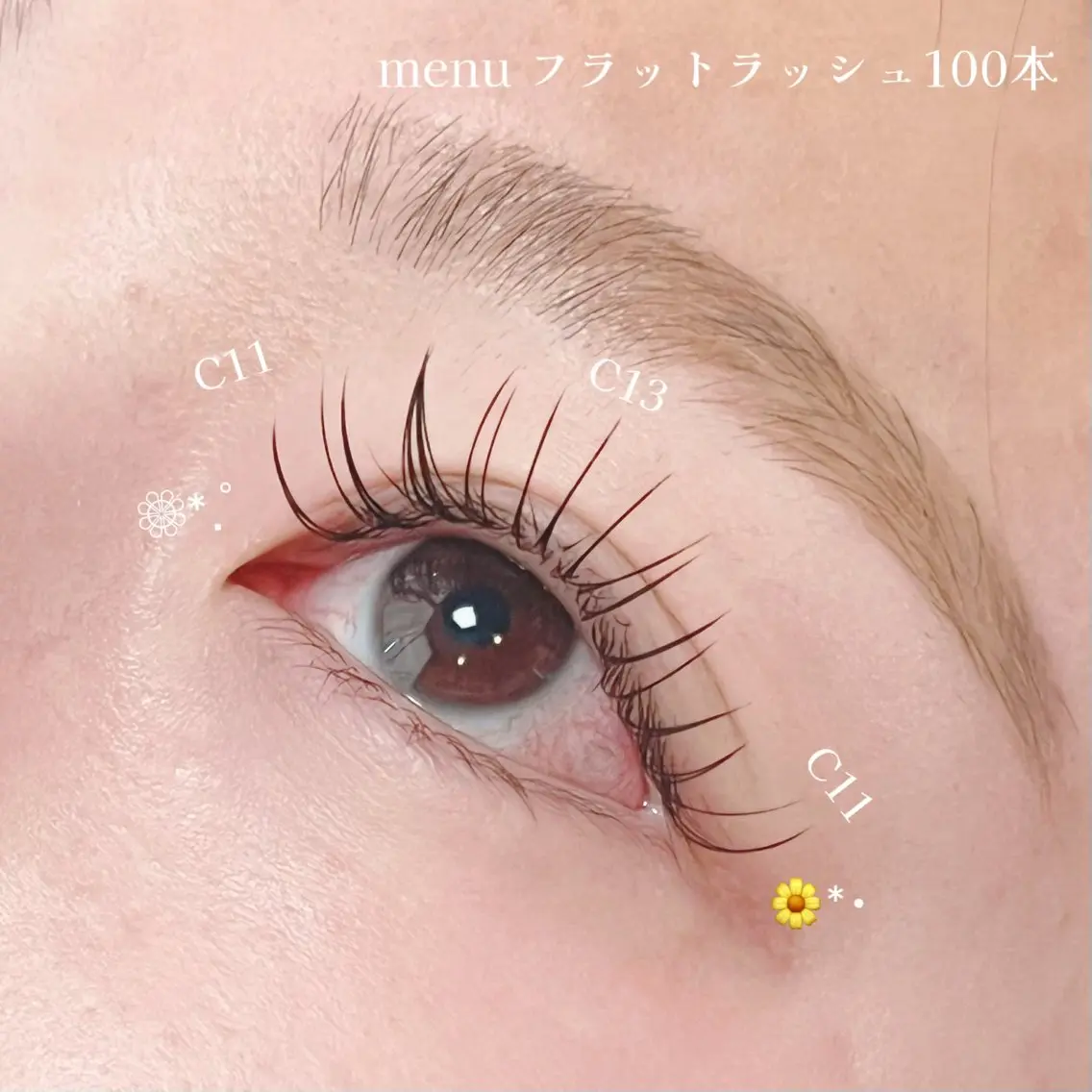 マツエク・マツパ キュート フラットラッシュ マツエク Butterfly 安部のマツエク・マツパデザイン