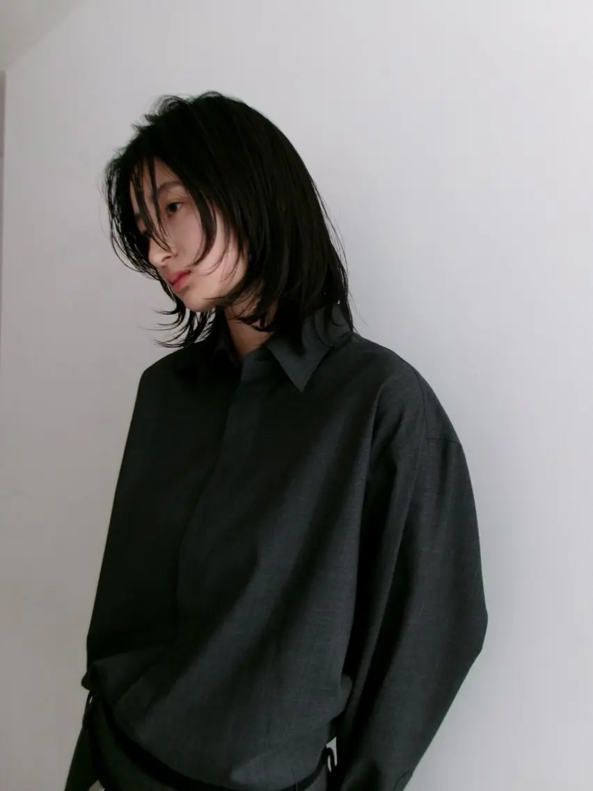 ミディアム ヘアカラー NERO 伊藤 春紀のヘアスタイル