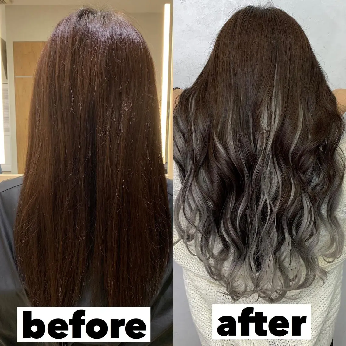 ロング カラー ヘアアレンジ マツエク・マツパ エクステ エクステ TATSUYA アートディレクターのヘアスタイル