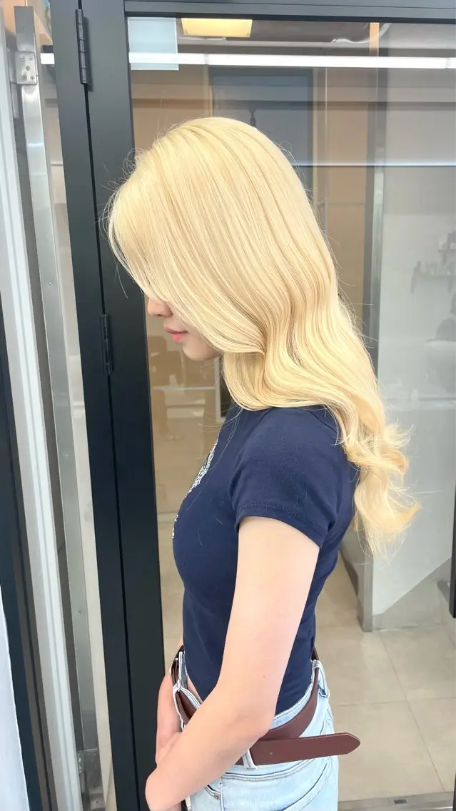 ロング カラー エクステ/大人可愛い カラー🩷RINAのヘアスタイル