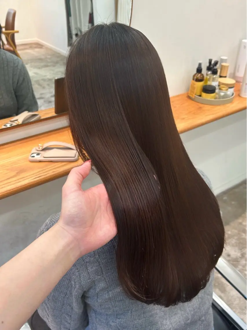 🌈【カット+トリートメント】🫧大人気Aujua使用❣️💫ツヤサラ髪に‼️※営業時間内のご案内メニュー‼️の写真
