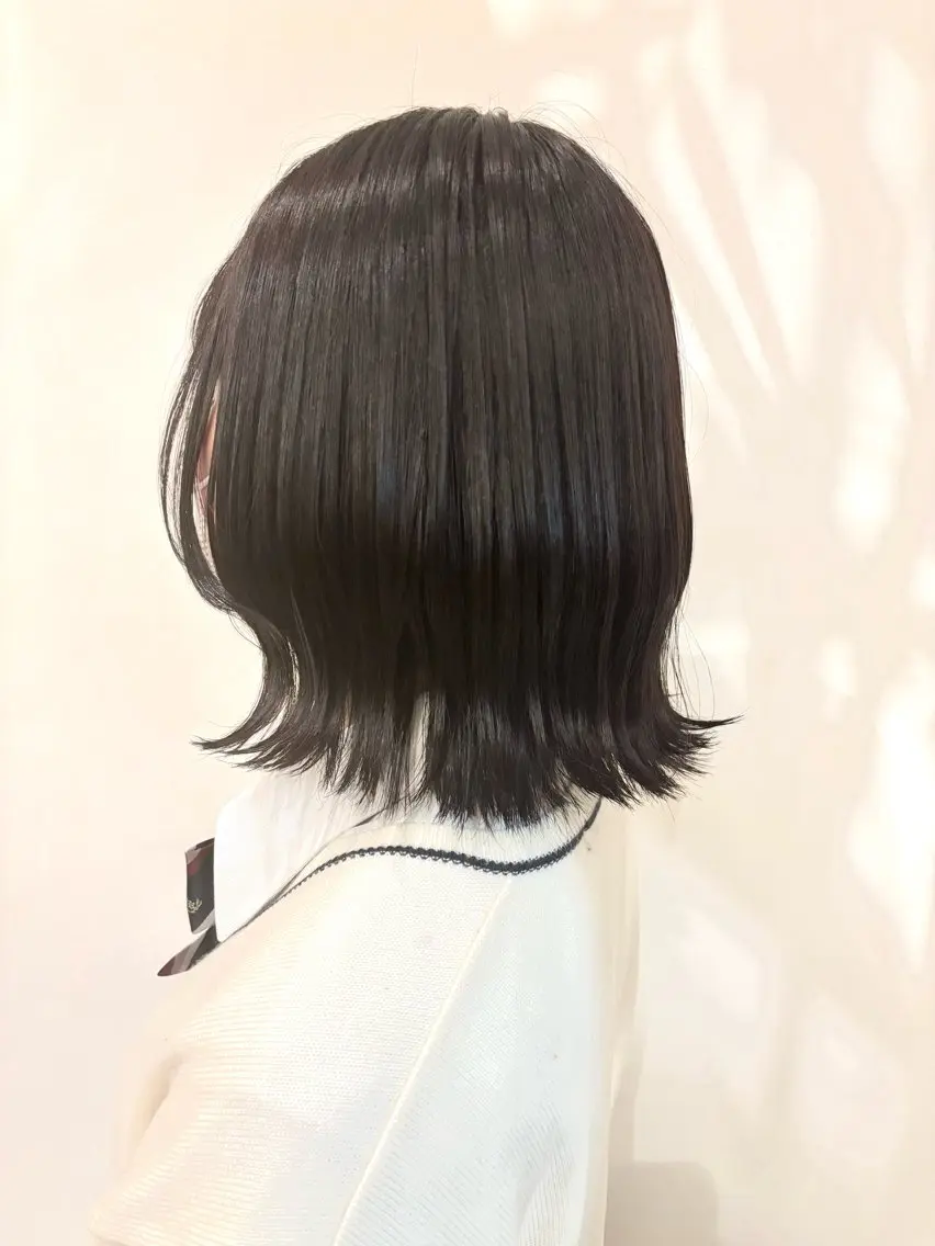 ミディアム 学生 イナイ ハルカのヘアスタイル