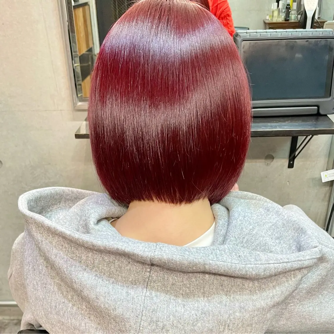 ショート カラー ヘアカラー トリートメント ショートボブ髪質改善 縮毛矯正のプロ山道潤のヘアスタイル