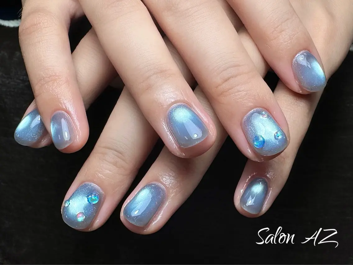 ネイル 持ち込み オフィスネイル スカルプネイル ハンドネイル salon AZ NANAのネイルデザイン