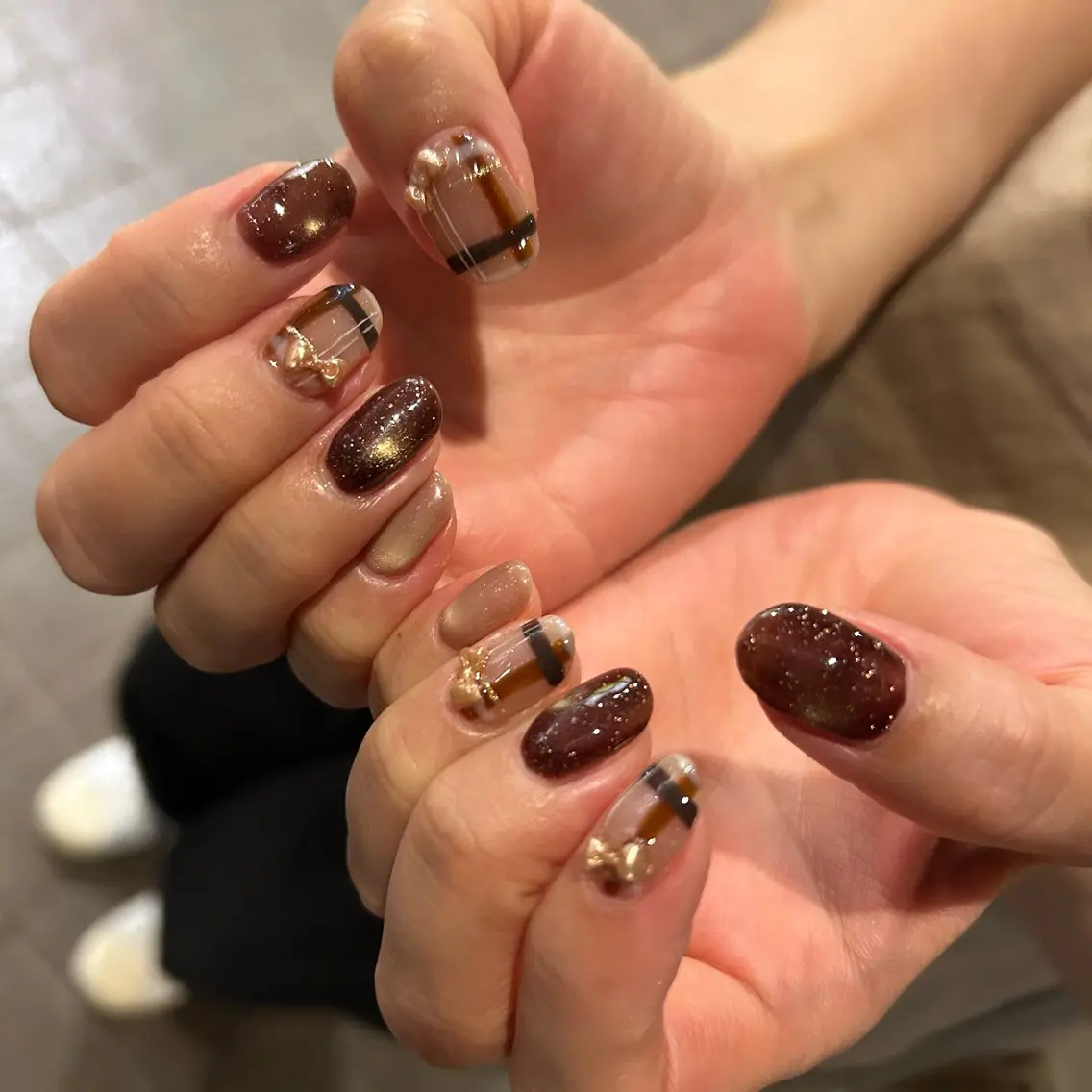 ネイル FOINAIL 🎀長さだし🎀のネイルデザイン