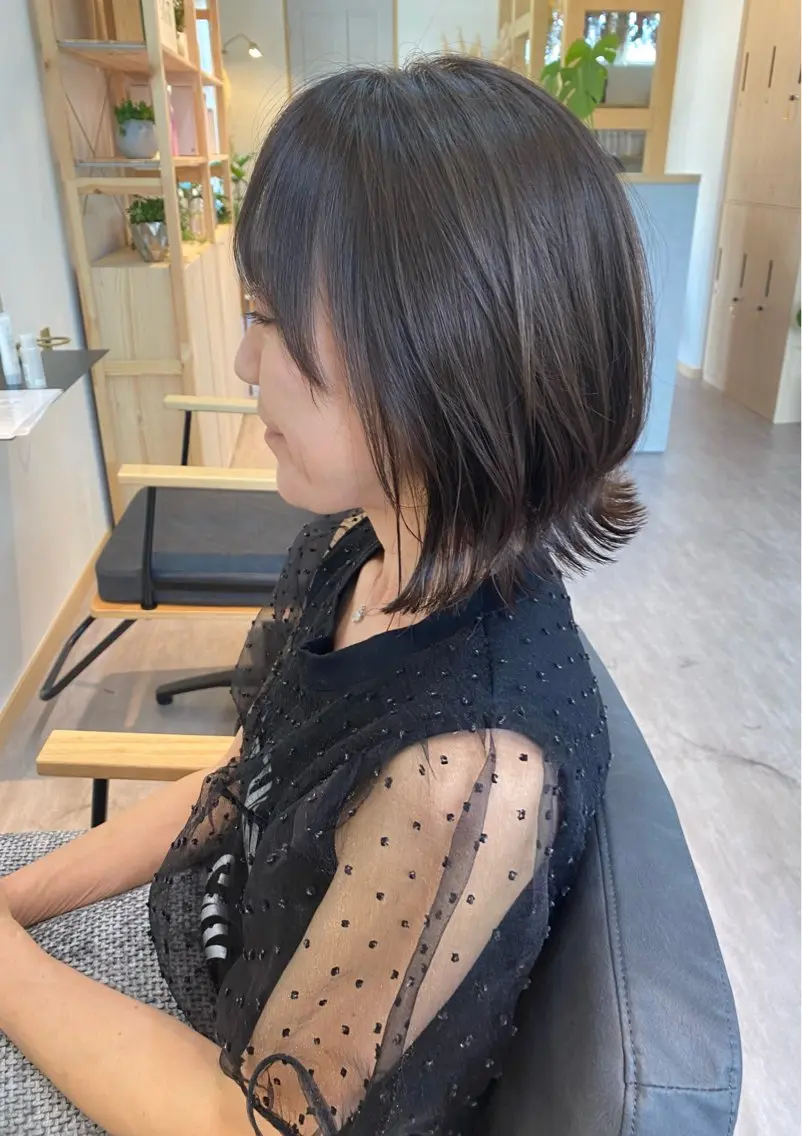 ショート カット ヘアカラー トリートメント 内野 友貴のヘアスタイル