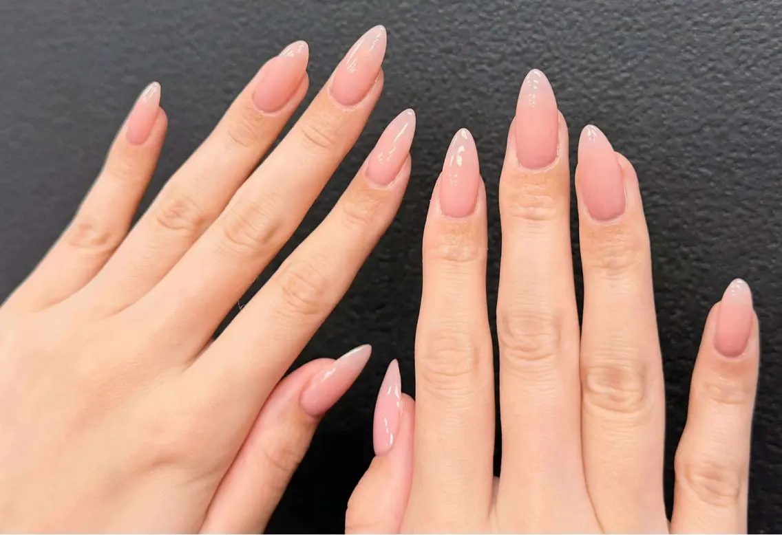 ネイル 韓国ネイル 持ち込み ニュアンスネイル ネイルチップ 冬ネイル LISA ANA.CHUOのネイルデザイン