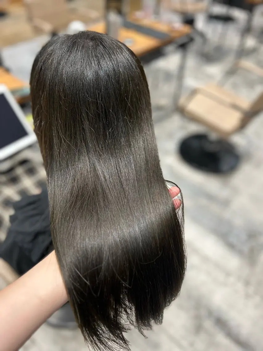 💫イルミナカラー💫ダメージ軽減、透明感溢れるうる艶カラーの写真
