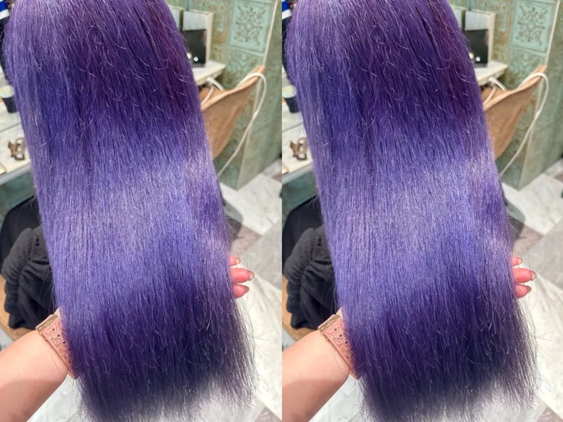 カラー ブリーチ ダブルカラー イヤリングカラー ハイライトカラー インナーカラー 渡辺 麻衣のヘアスタイル