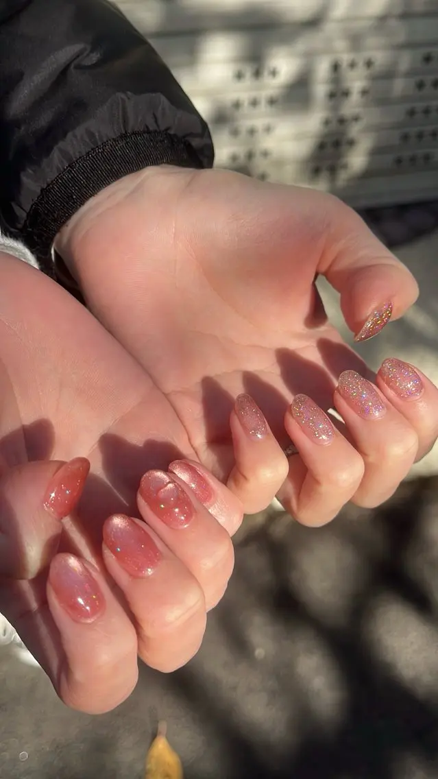 ネイル ニュアンスネイル シンプルネイル ハンドネイル SAKU nail 作島茜のネイルデザイン