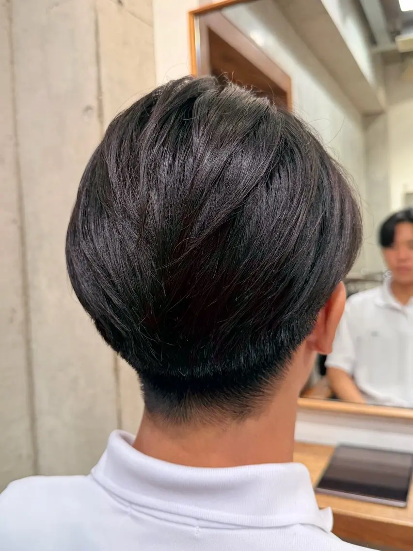 ショート メンズ フェードカット メンズパーマ 刈り上げ 🌱表参道/フェード メンズ特化/石原旭人のヘアスタイル