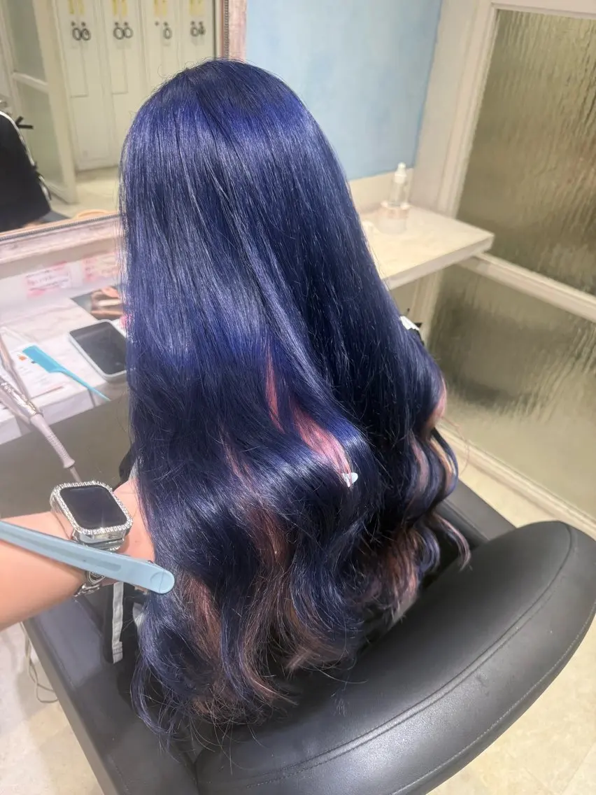 ロング カラー ヘアカラー ハイトーン/ブリーチ 💙みずき💙のヘアスタイル