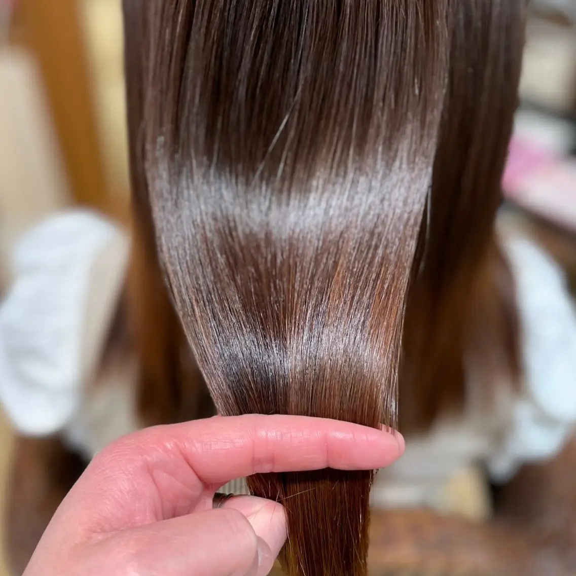 ロング 髪質改善縮毛矯正 美容師✂️山崎竜二のヘアスタイル