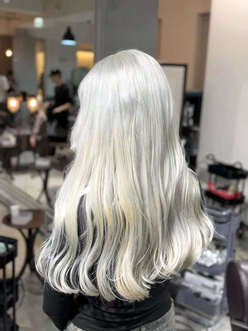 セミロング カラー ヘアカラー トリートメント ヘアセット 🌈インナーカラー ‘ショウマ’🌈のヘアスタイル