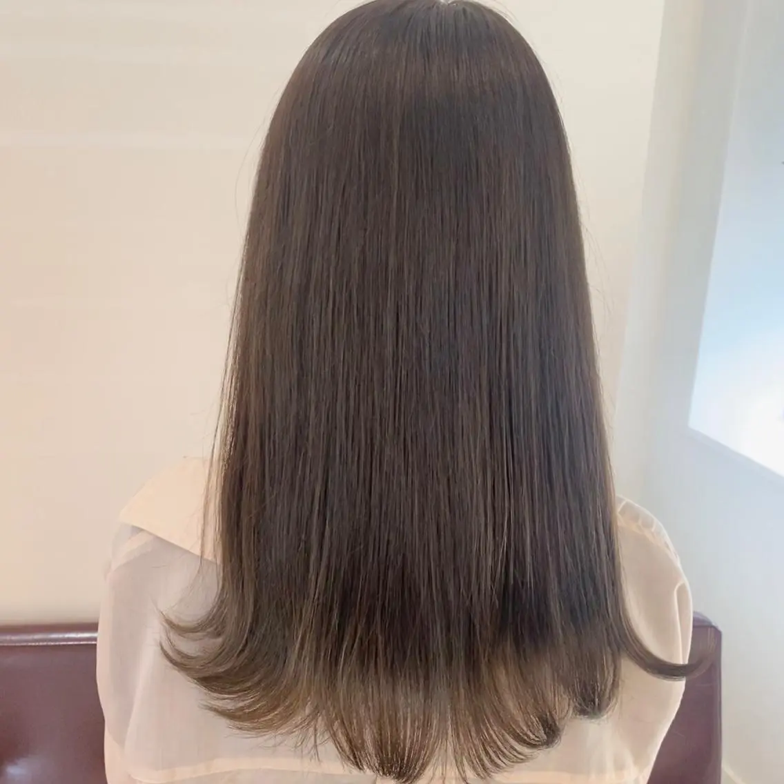 ロング カット ヘアカラー トリートメント 吉原 みえのヘアスタイル