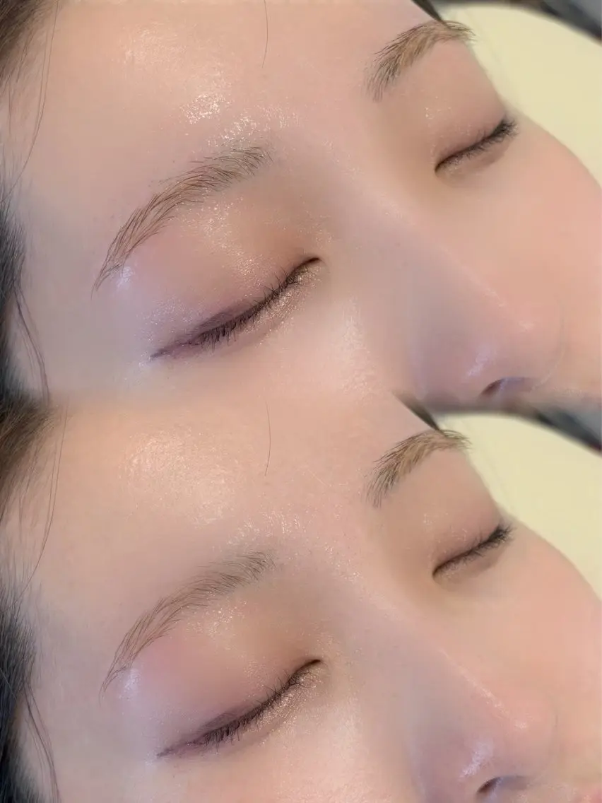 アイブロウ ワックス脱毛 眉カット 中川 愛琉のマツエク・マツパデザイン