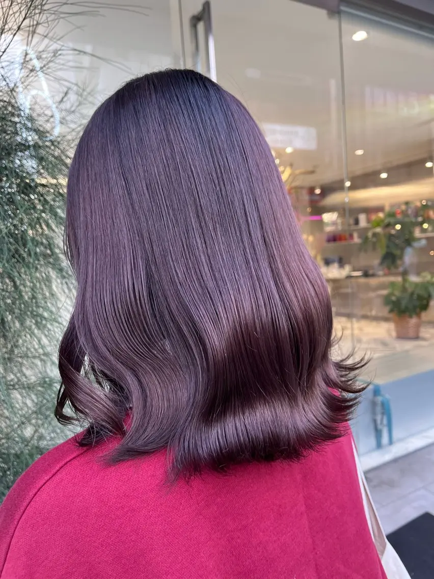 【🛜ブリーチあり寒色カラー🛜】BLOND🐏PURPLE🍇大人気★の写真