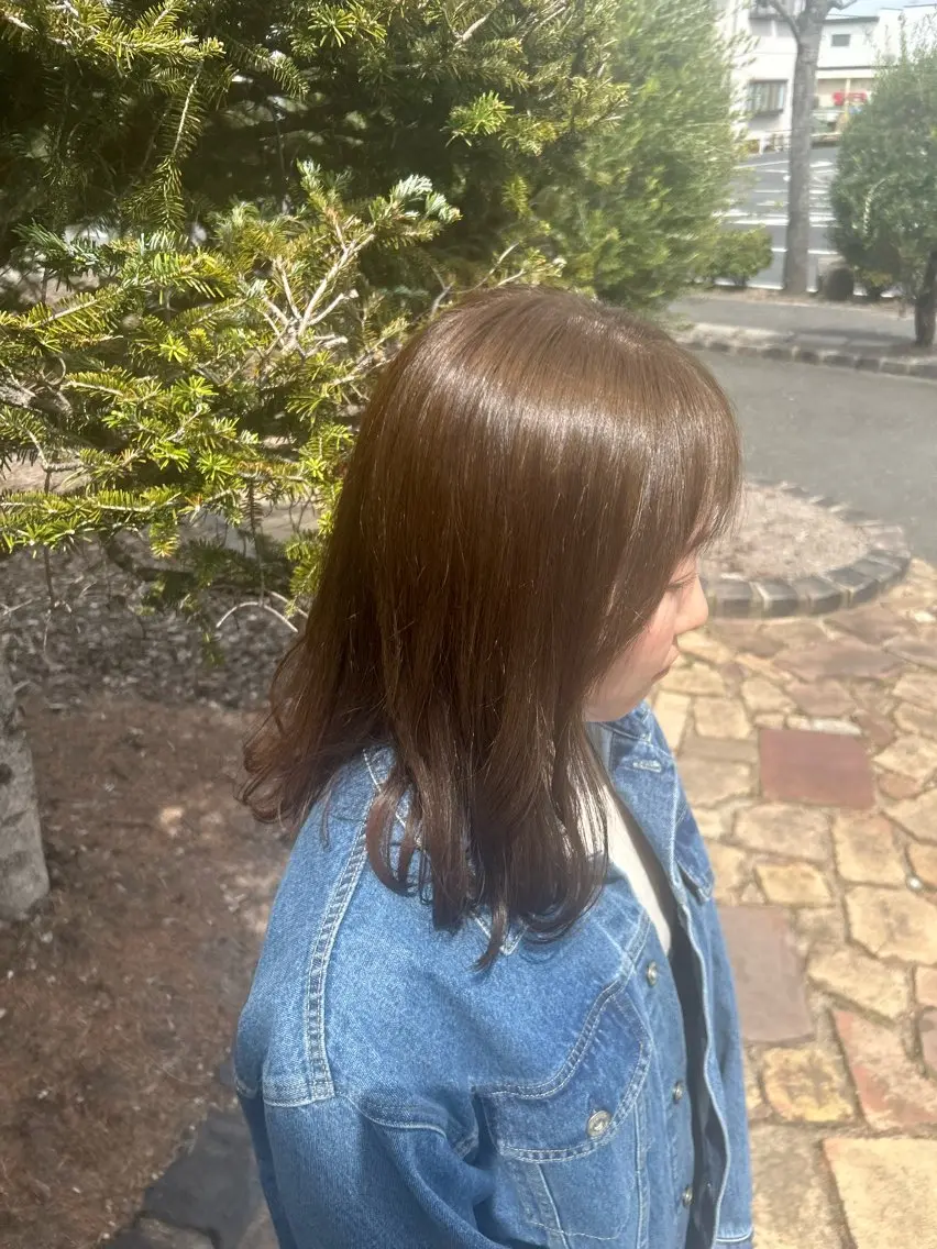 セミロング カラー トリートメント Flat /rina🧸のヘアスタイル