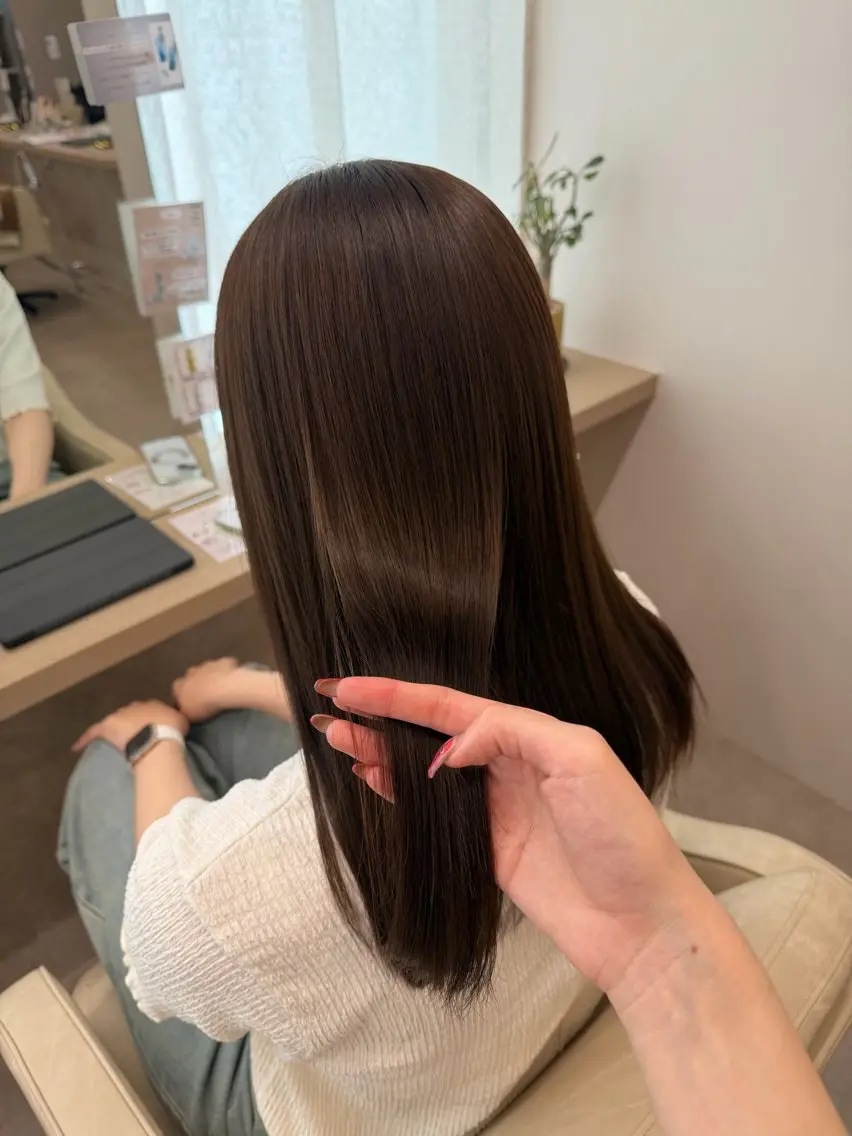 ロング カラー りん/ハイトーン💖 🌈髪質改善✨️浜松のヘアスタイル
