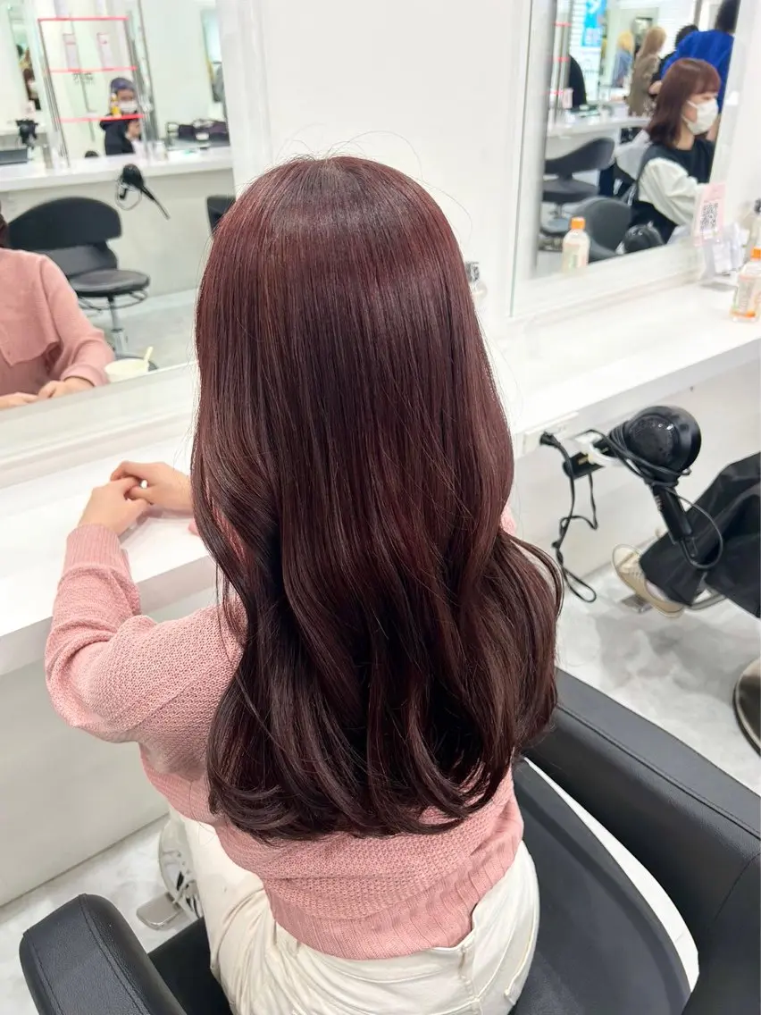 セミロング カラー ヘアアレンジ 🤍THEATER 【公式】札幌🤍🍬のヘアスタイル