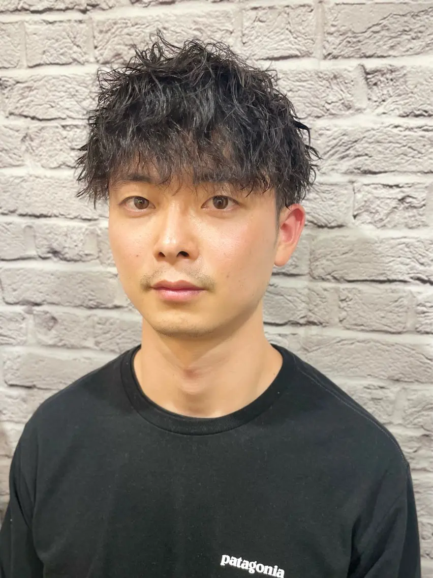 パーマ メンズ マッシュ ツーブロック メンズカット特化💈 遠山泰輝のヘアスタイル