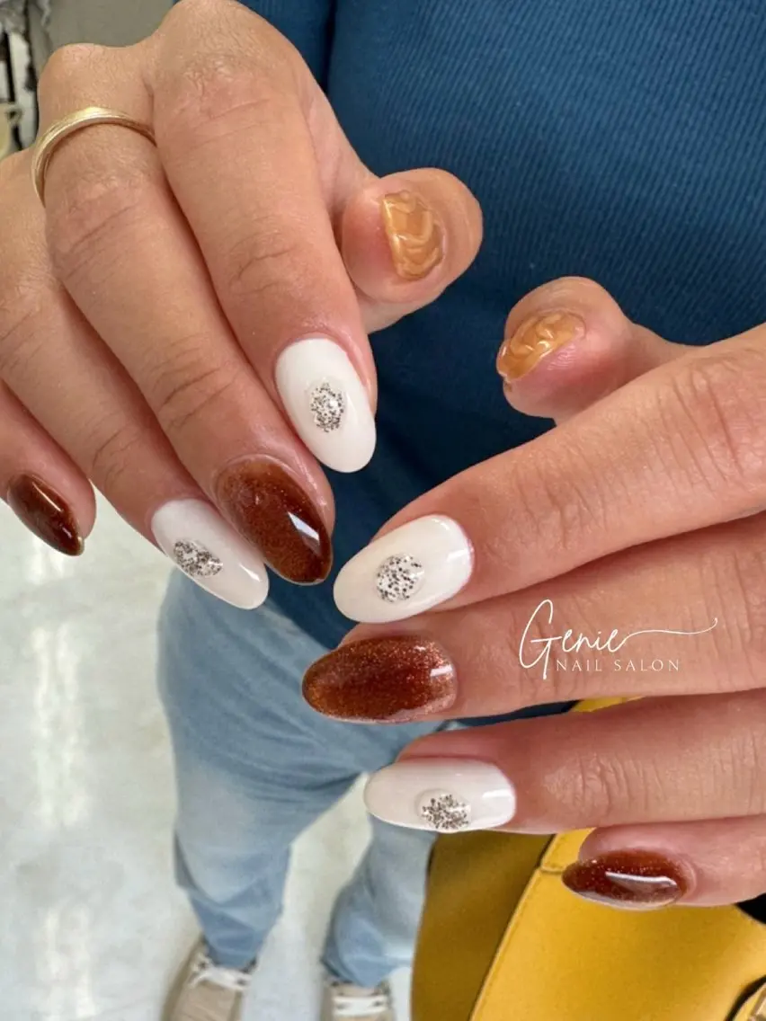 ネイル ニュアンスネイル ハンドネイル Nail salon Genieのネイルデザイン