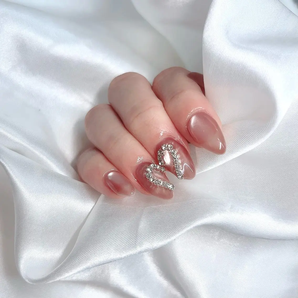 ネイル ビー玉ネイル ハンドネイル 京橋/ Lance nail Minaのネイルデザイン