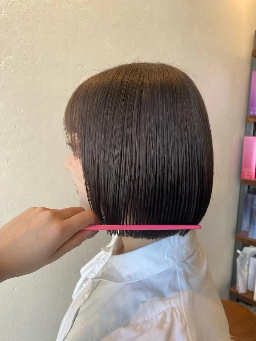 ミディアム カット ヘアカラー トリートメント 希優🌺ソムリエ /ブリーチ/カットのヘアスタイル