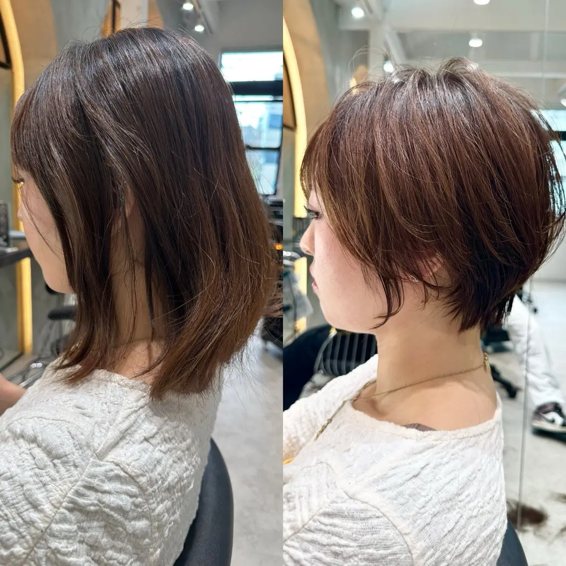 ショート 縮毛矯正/レイヤー taiga🐯のヘアスタイル