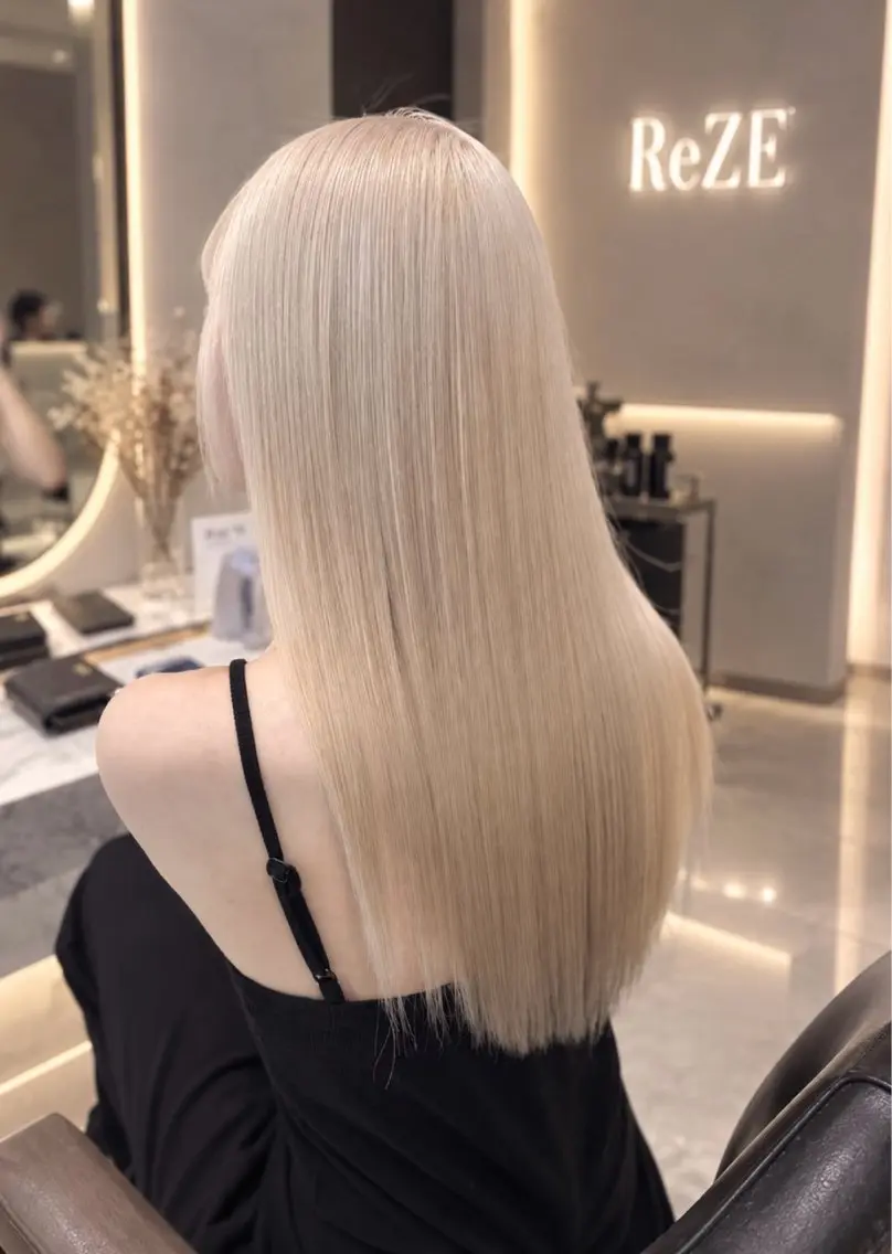 ロング カラー 色落ちまで盛れる 💟まなみのヘアスタイル