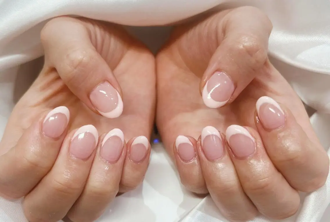 ネイル フレンチネイル ピンク ハンドネイル フットネイル Nail Salon Lindaのネイルデザイン