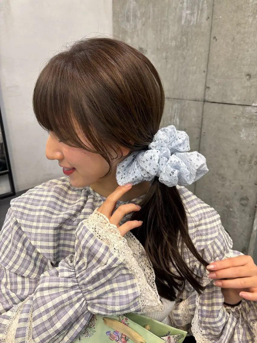 ロング 顔周りカット suzu🌼 /銀座のヘアスタイル