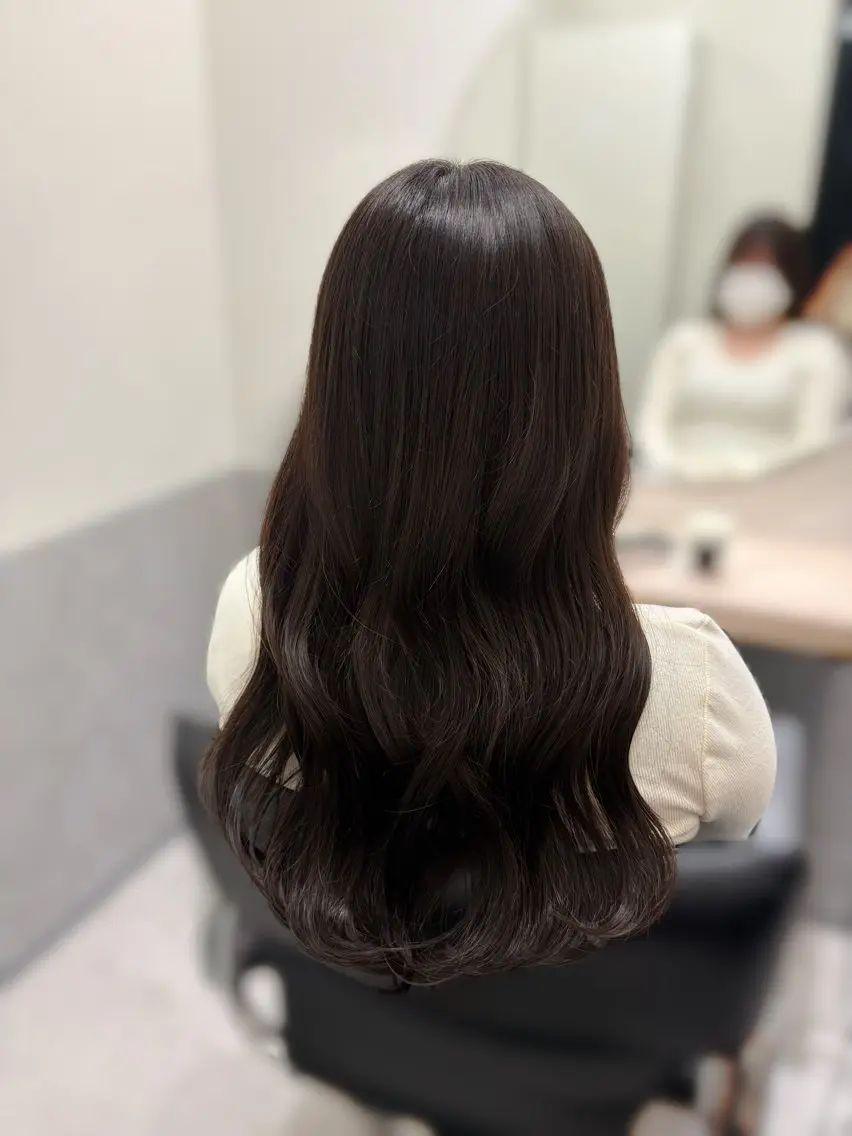 ロング 韓国風ヘア 𝜗𝜚cocoro 韓国𝜗𝜚のヘアスタイル