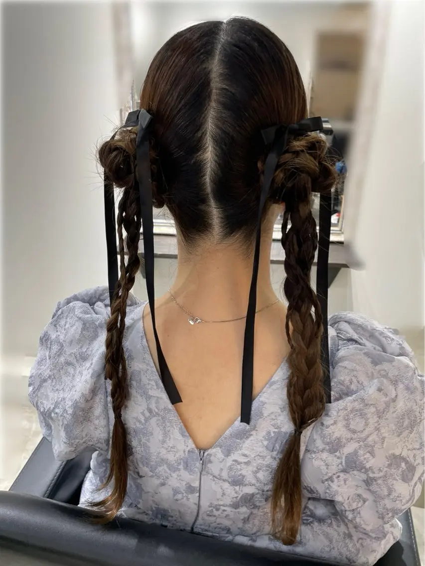 ロング 六本木セットサロン MAYUのヘアスタイル