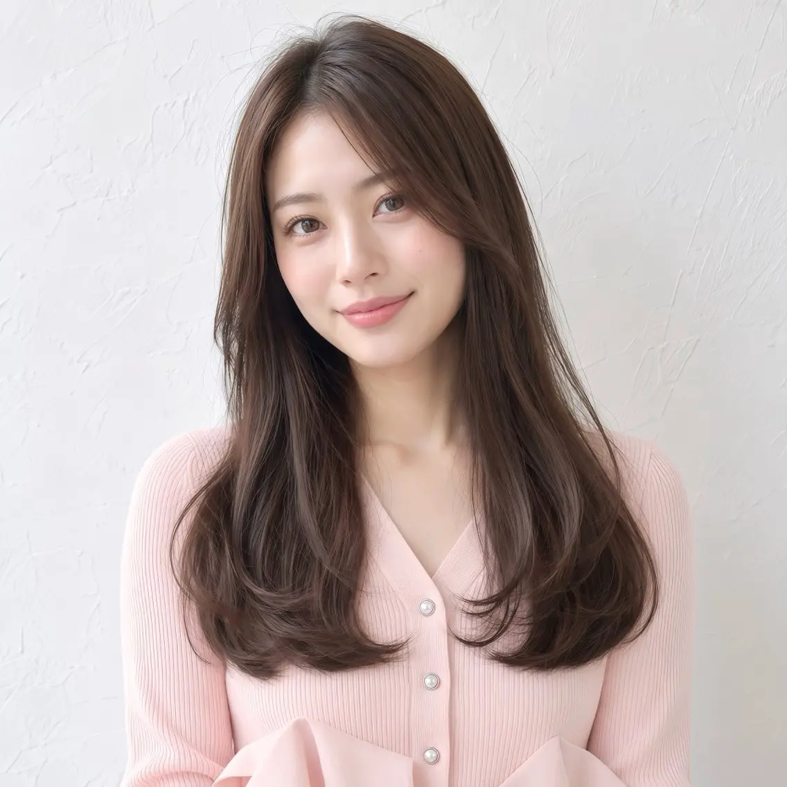ロング カラー ロングレイヤー レイヤーカット ロング カット ヘアカラー トリートメント 銀座/モテ🤍垢抜け レイヤー/あさみのヘアスタイル