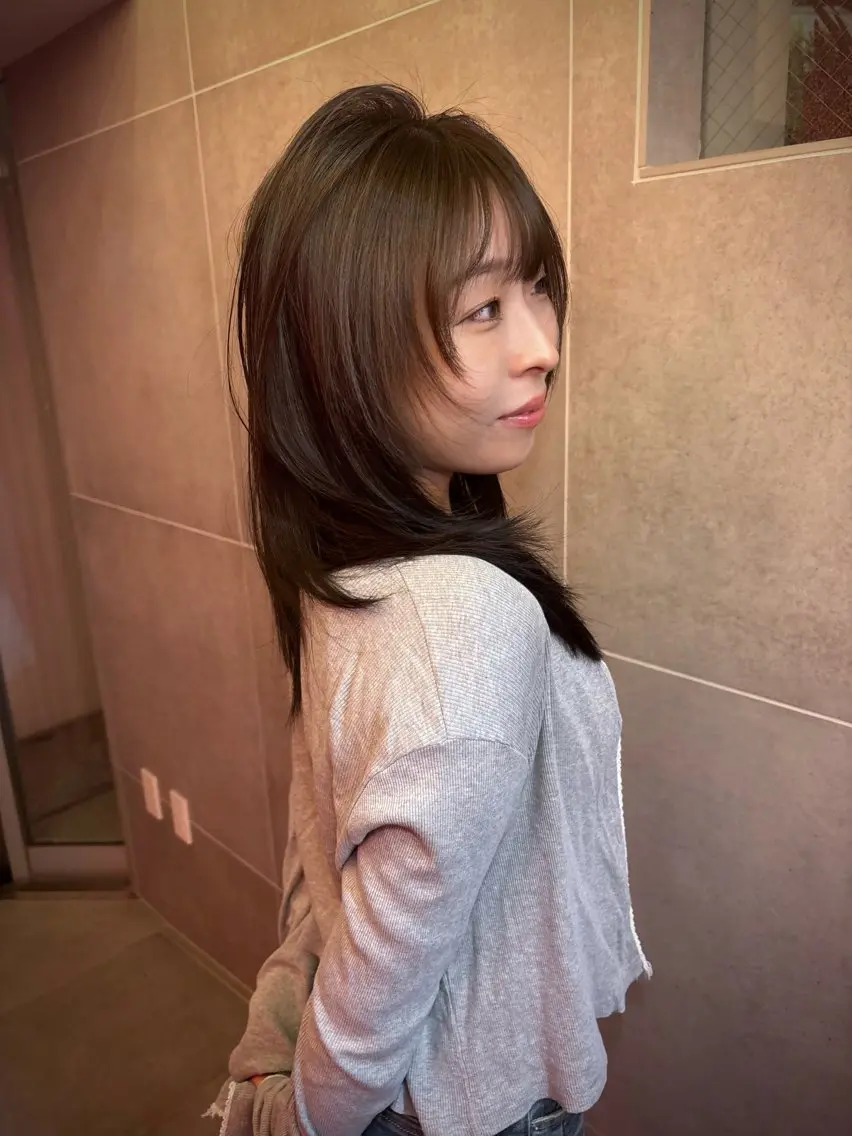 【U24ケアカラー（トーンアップ/明るめカラー）+トリートメント🤍𐙚［春カラー］🌸*･の写真