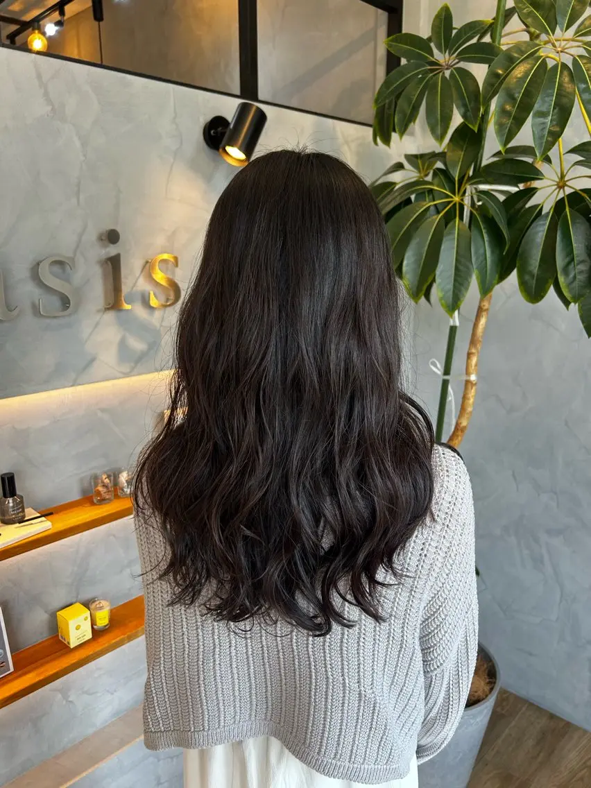 ロング パーマ カット パーマ nanako /レイヤーカットのヘアスタイル