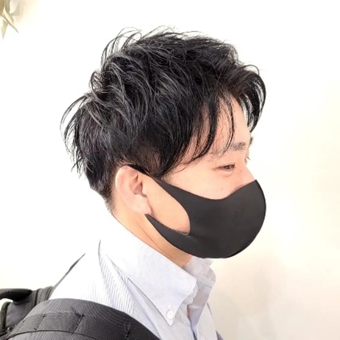 メンズ ビジネス 刈り上げ カット パーマ Stirmaison RYUSEIのヘアスタイル