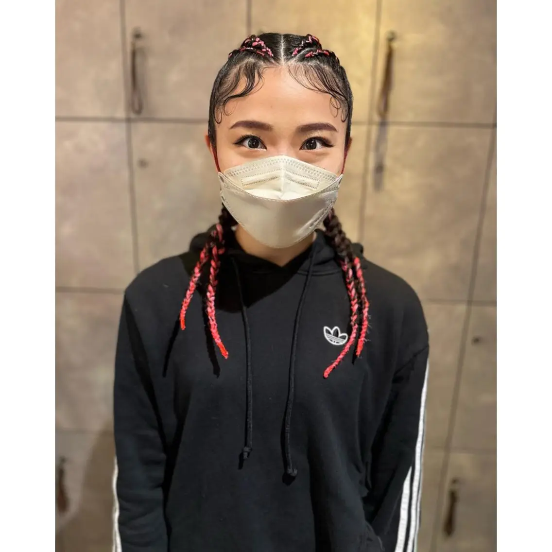 メンズ エクステ ヘアセット BRAIDS💎愛子 大人ハイライト💎のヘアスタイル