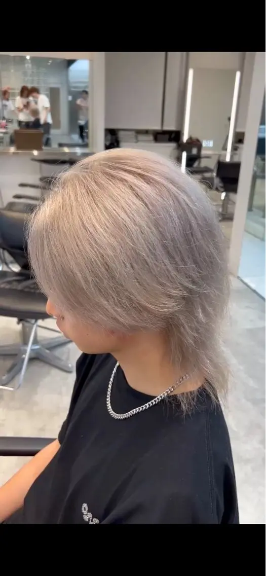 カラー メンズ ヘアカラー fifth park 六反穂 龍介のヘアスタイル