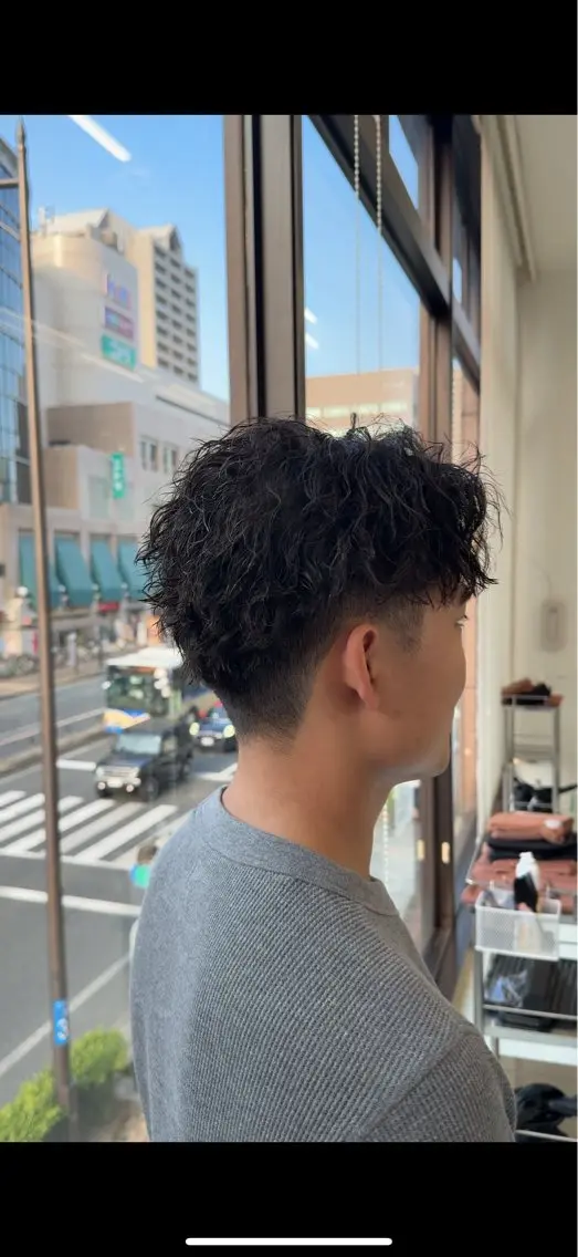パーマ メンズ メンズパーマ ツイストスパイラルパーマ スパイラルパーマ カット パーマ 小芝涼介/レイヤー /メンズパーマ✂️のヘアスタイル