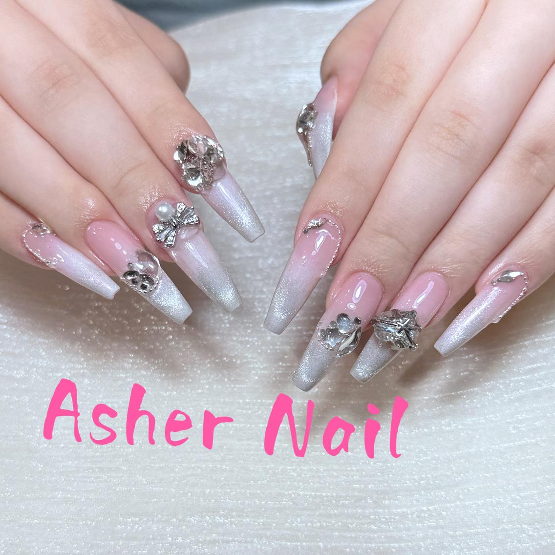 ネイル ハンドネイル ハンドケア Asher-Yuki 🍁のネイルデザイン