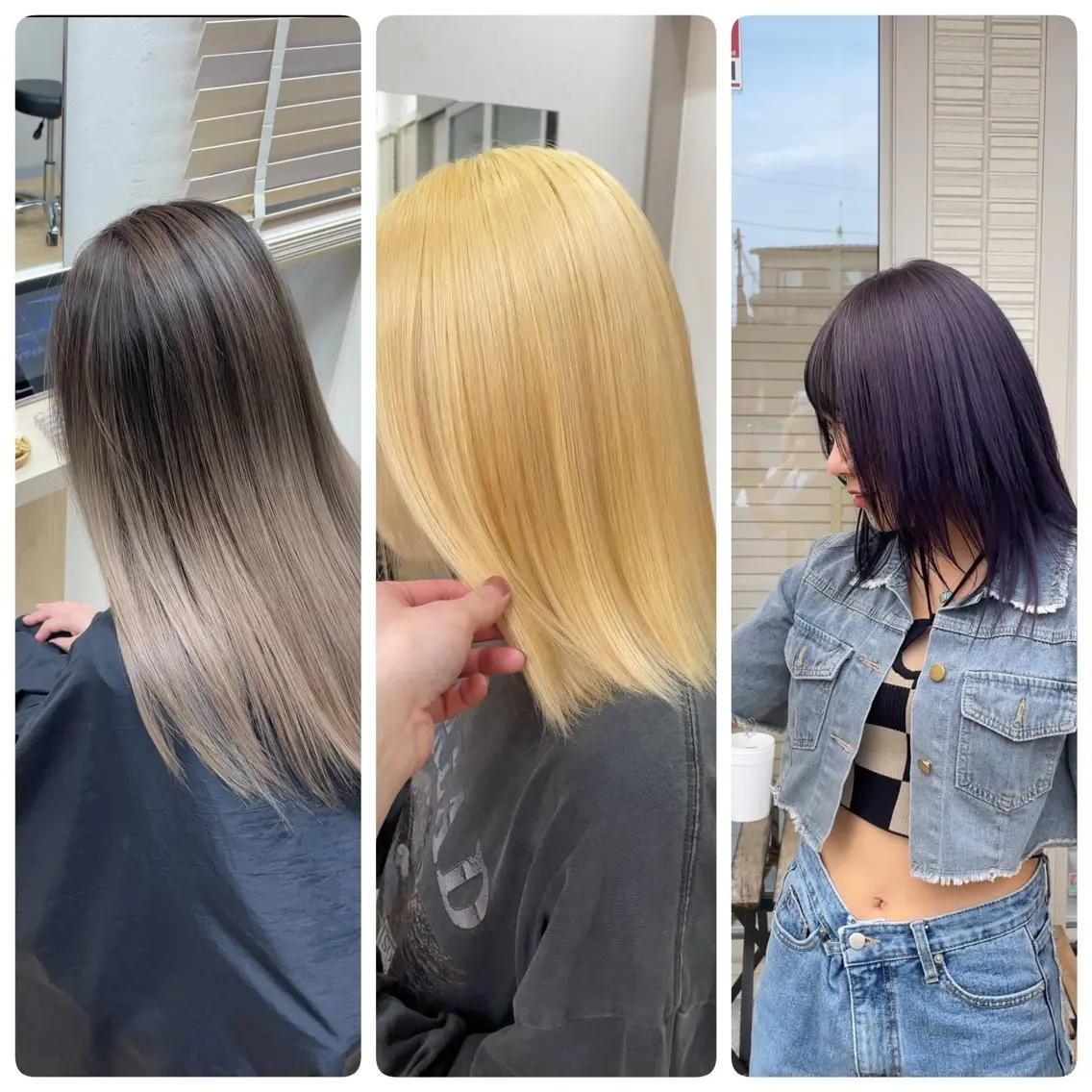 ロング カラー ヘアカラー トリートメント 橋本翔 ハイトーン/レイヤーのヘアスタイル