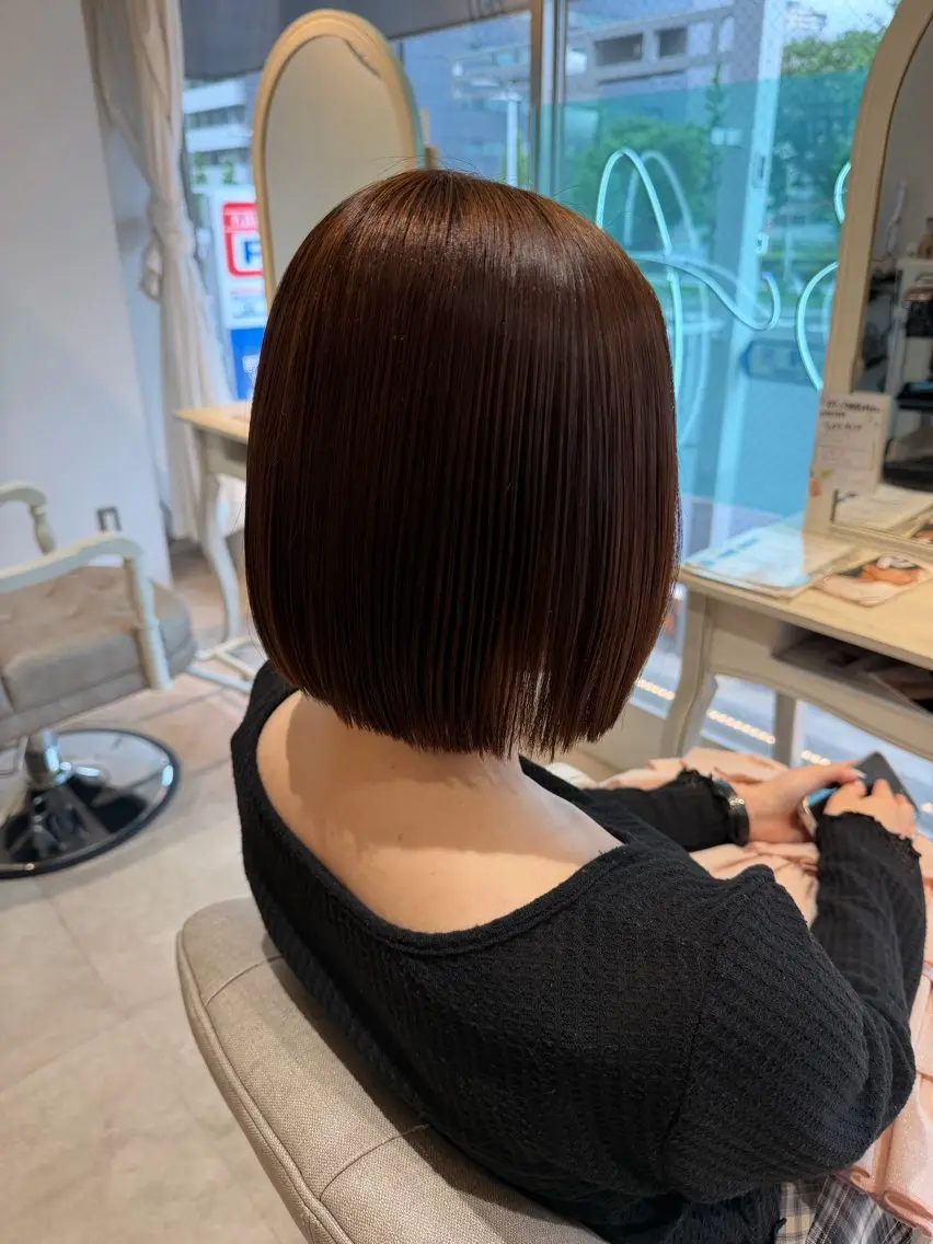 ミニモ限定.⋆𝜗𝜚レディースカット(ショート~ボブ)の写真