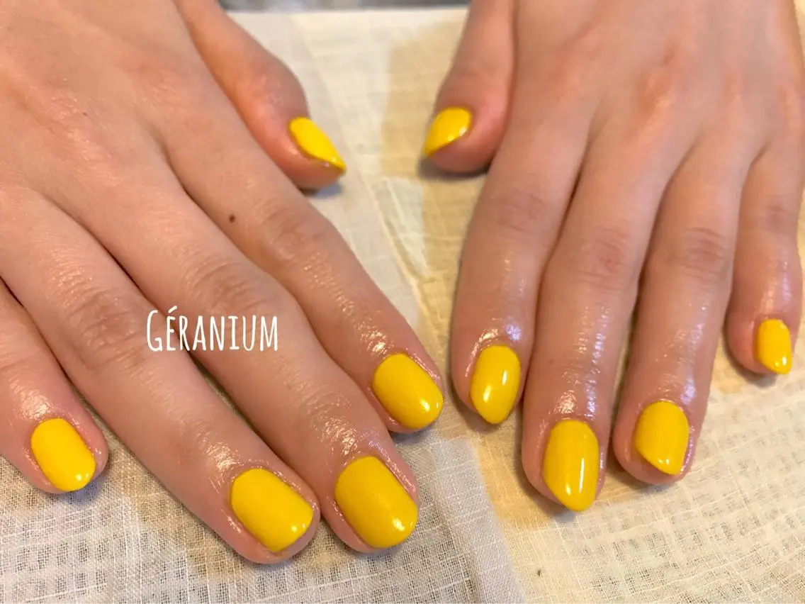 【ハンドネイル】ワンカラー🎨の写真
