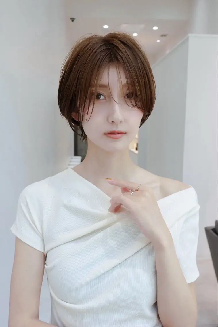 ショート ダメージ、複雑履歴 の髪質改善 松本雄光のヘアスタイル