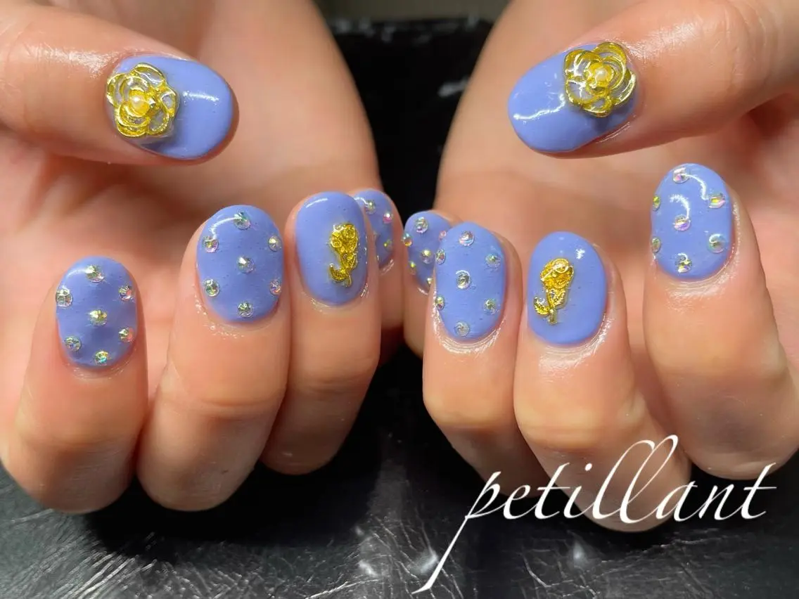ネイル オーロラネイル nail salon petillantのネイルデザイン